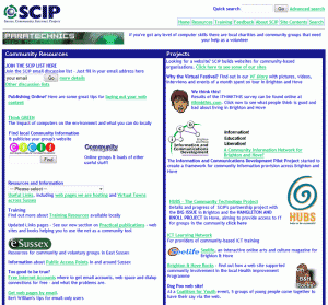 Our first website circa 1998